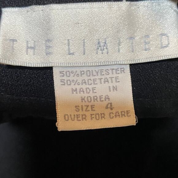 Vintage 90s Fit & Flare Mini Cocktail Dress Sequin Neck Strappy Open Back Black - Picture 7 of 8